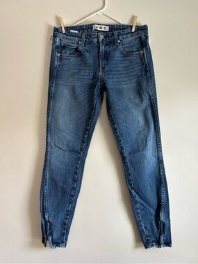 AMO Jeans Twist Zip Sapphire
